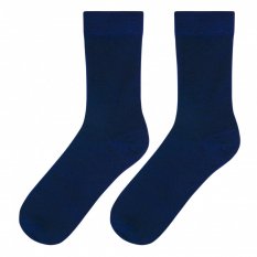 Tmavě-modré ponožky z merina, kvalitní a pohodlné