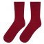 Červené ponožky merino - Velikost: 35-38